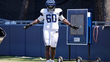 The Cowboys used almost all their 2024 Draft picks to rebuild their offensive line, which will be one of their biggest questions as training camp continues.