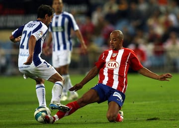 Peter Luccin, in his time with Atleti.